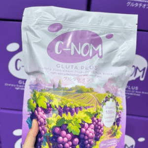 C-Nom Gluta Plus 1000mg Vitamin C for skin brightening.